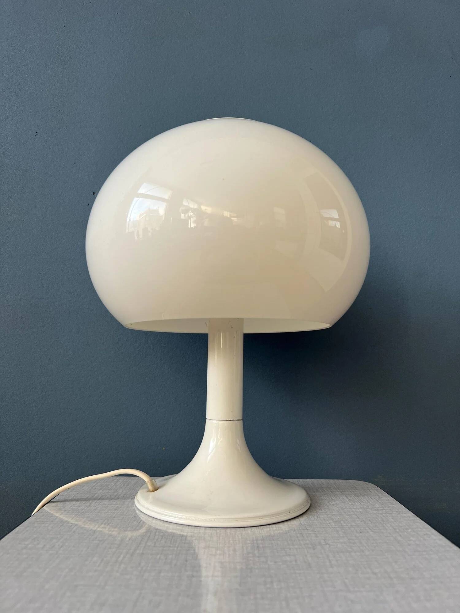 Lampe de table champignon vintage du milieu du siècle par Dijkstra