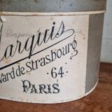 Old hat box with top hat