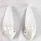 Pair of Art Deco ceramic wall lights by S.Bernadotte