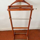 Fratelli REGUITTI mahogany valet with tie rack and trouser rack