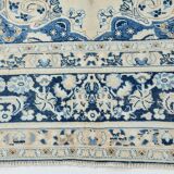 9x12 Antique 57s Classic Pattern Blue Persian Area Rug, 282x385Cm