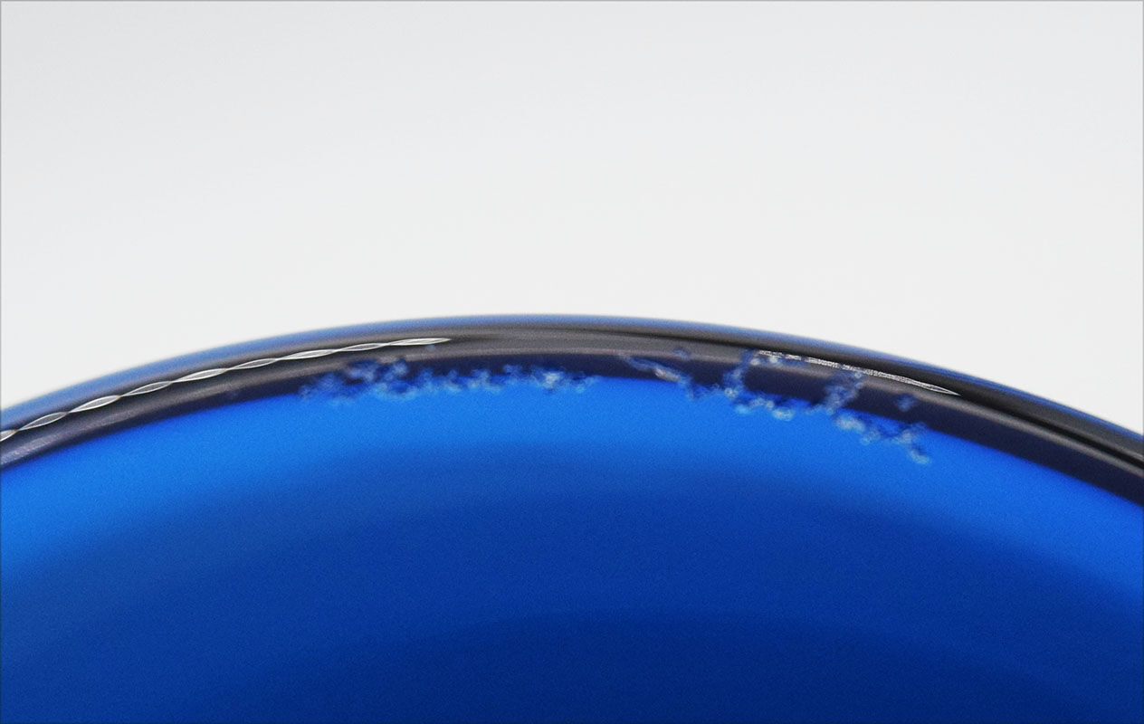 Vase Venini Opalino, années 1970