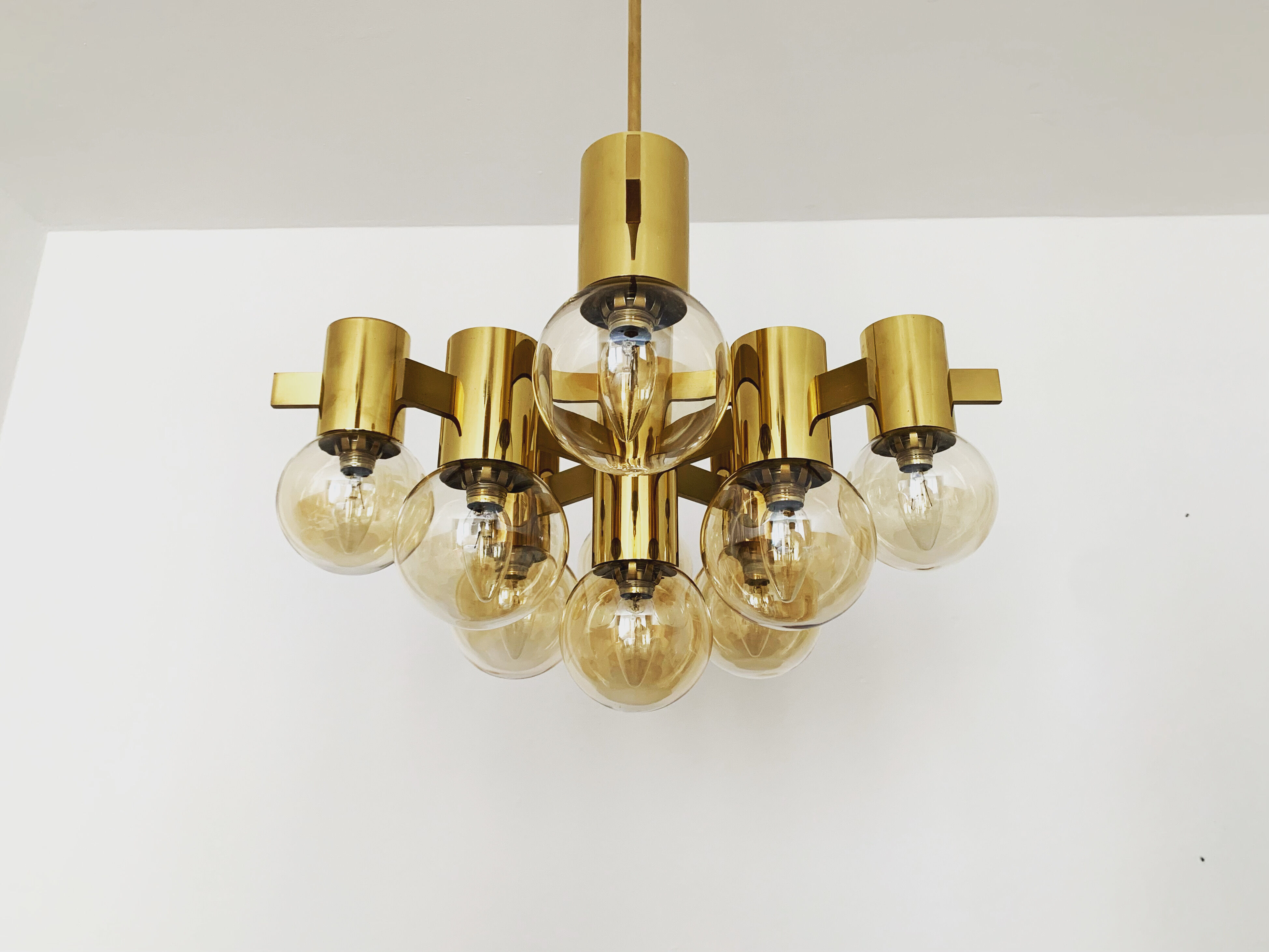 Lustre italien de laiton