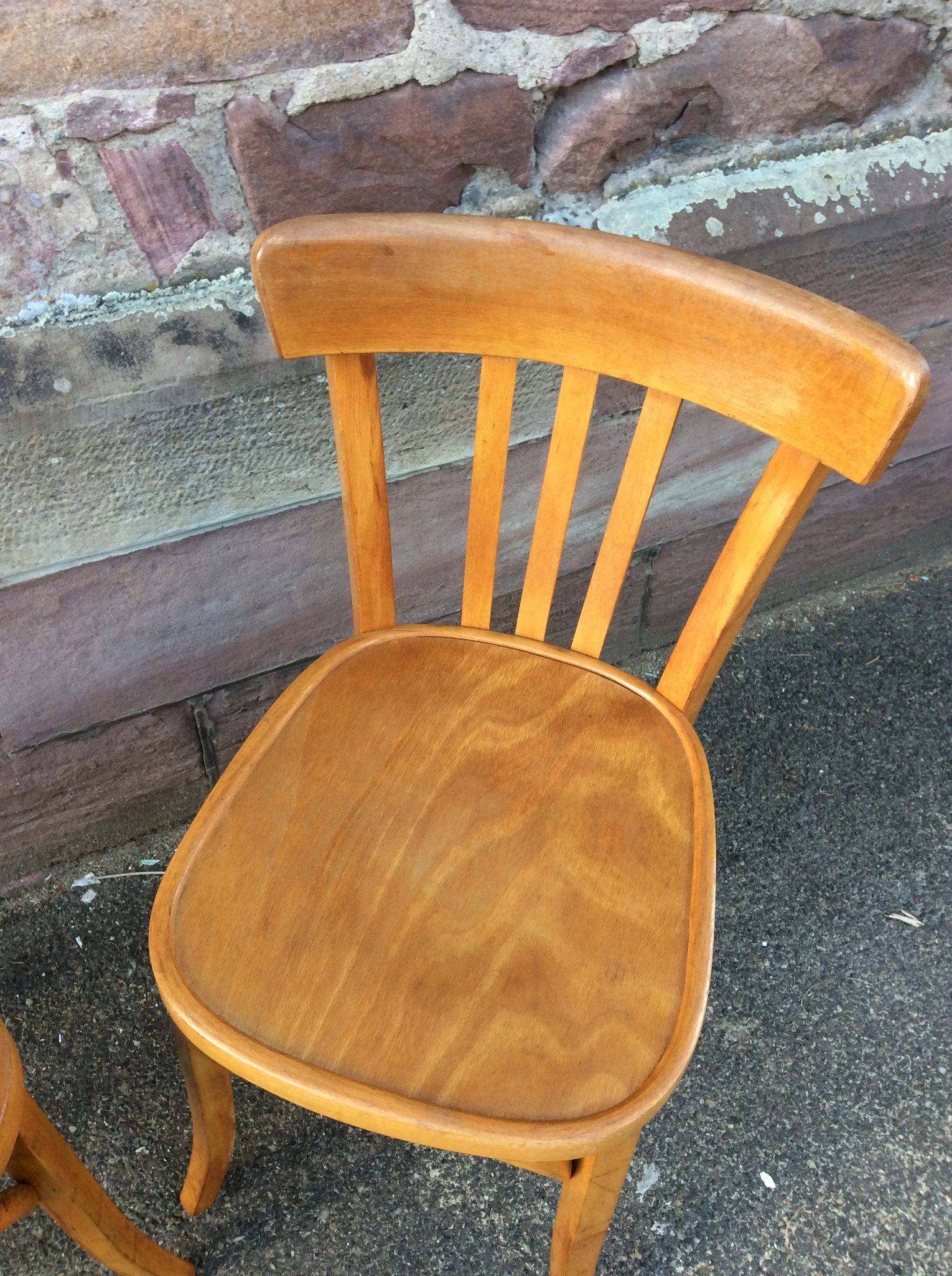 2 bistro chairs