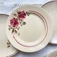 6 Petites assiettes vintage dépareillées fleuries - BADONVILLIER STEULER