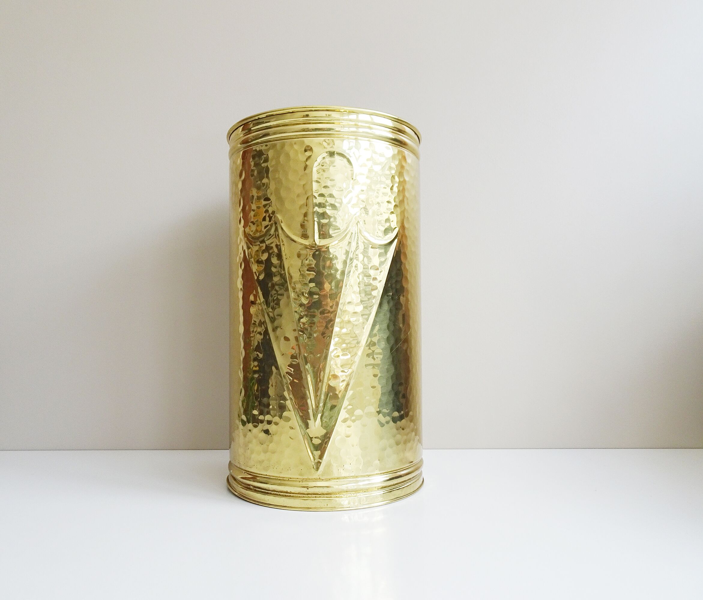 Brass umbrella stand