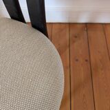 Set of 4 Oak "T-Shape" dining chairs