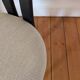 Set of 4 Oak "T-Shape" dining chairs
