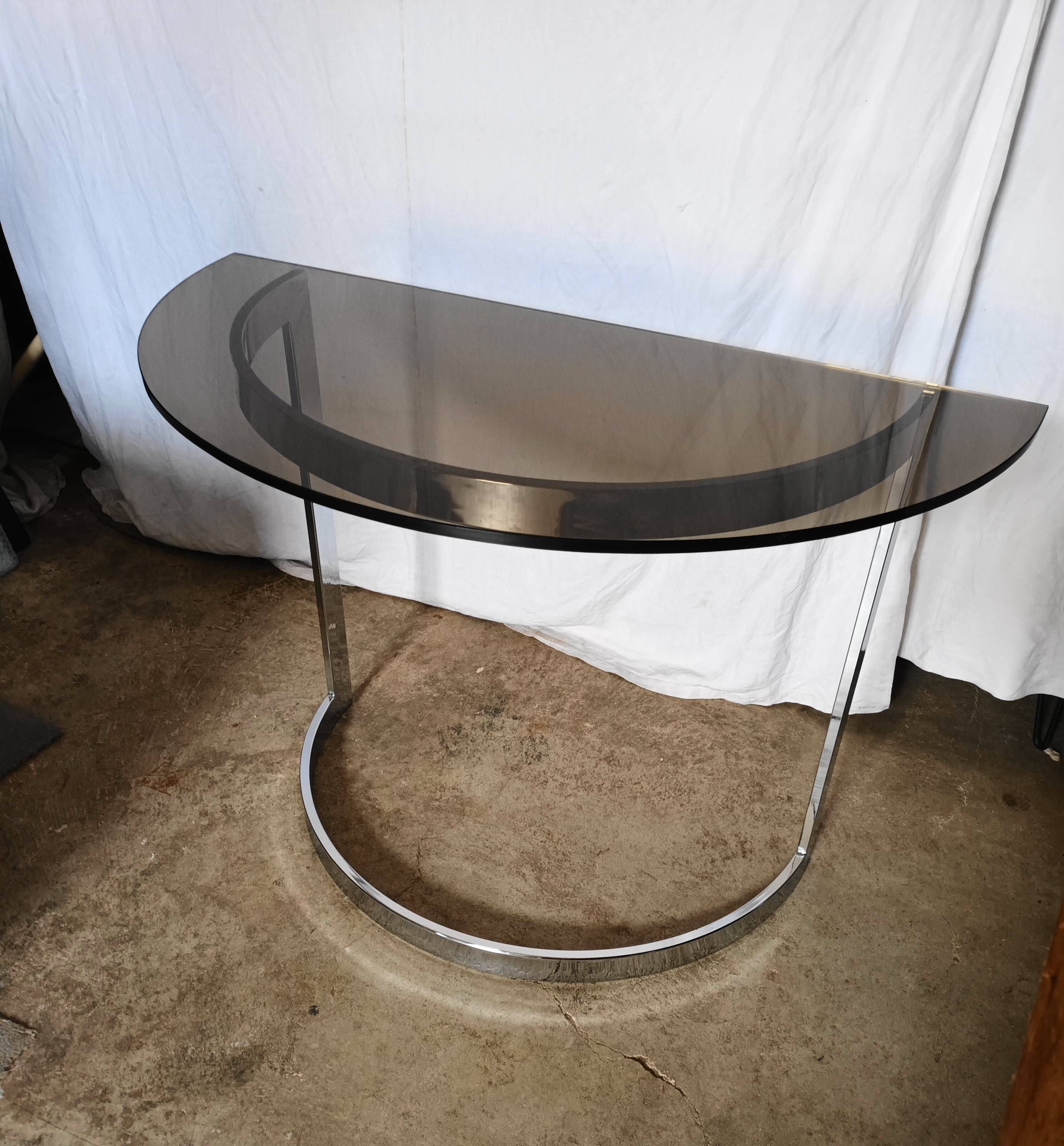 Half-moon console from the 70s