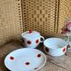 Lot de 3 plats de service vintages Scherzer Bavaria