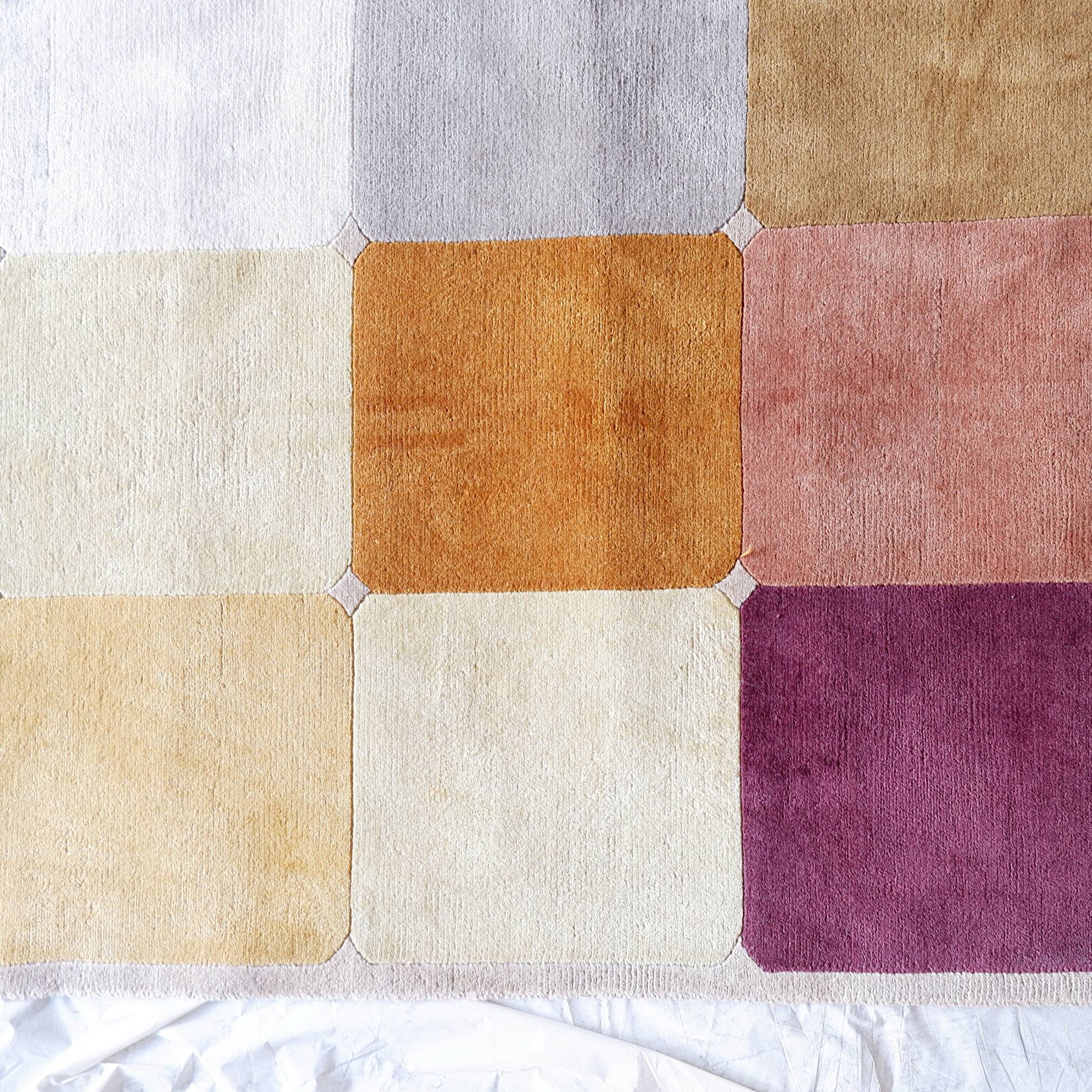 Wool velvet carpet "Robert Le Héros" Paris - 1990s 186x278