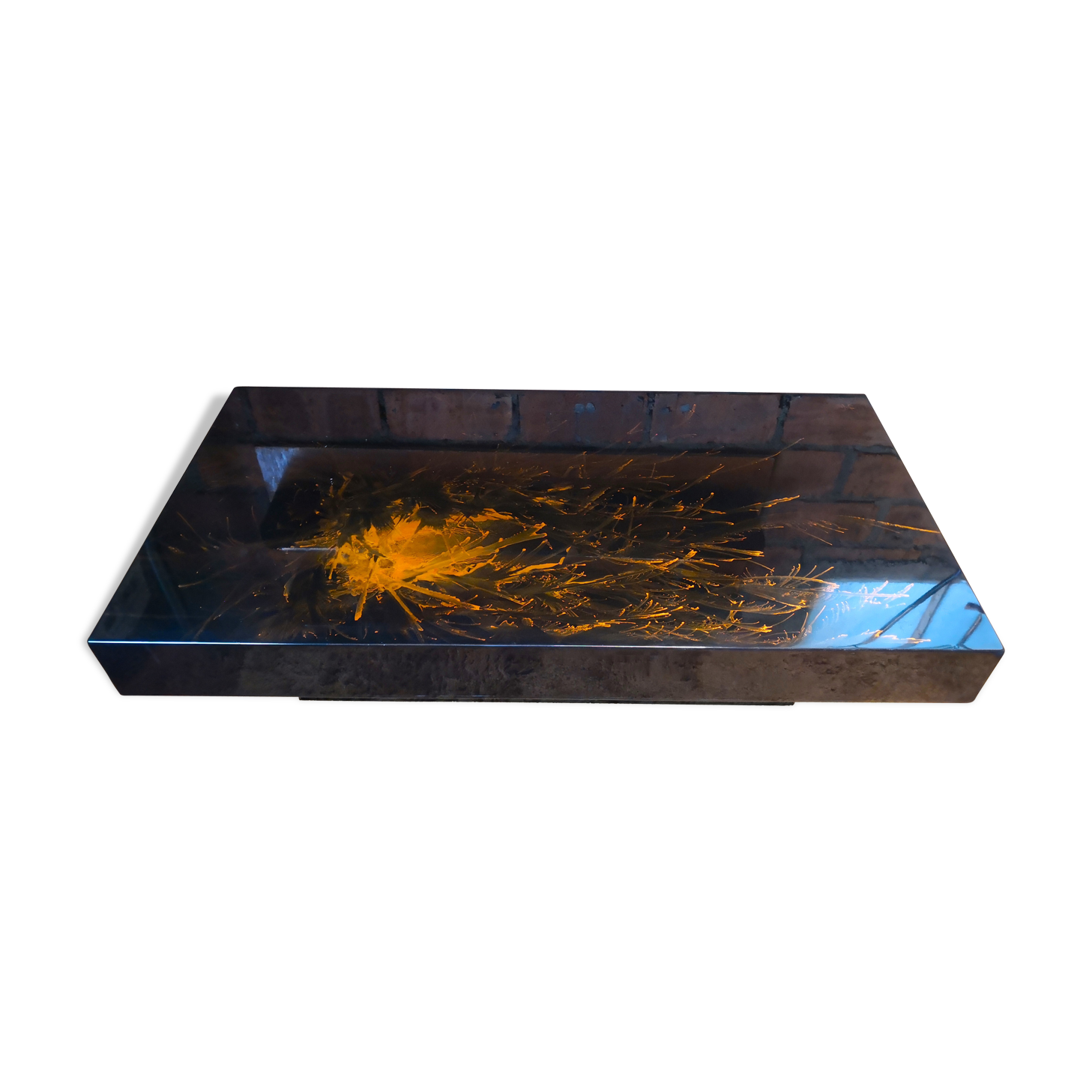 Vintage coffee table signed