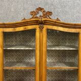 Louis XV bookcase in light wood circa 1800