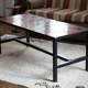 Coffee table ceramic red and green 1960