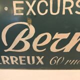 Painted advertising sheet metal for automobilia