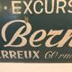 Painted advertising sheet metal for automobilia