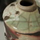 Polychrome raku vase