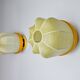 Pair of "cocoon" wall lights, resin and pine, Italy, 1970