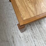 Solid elm coffee table Maison Regain