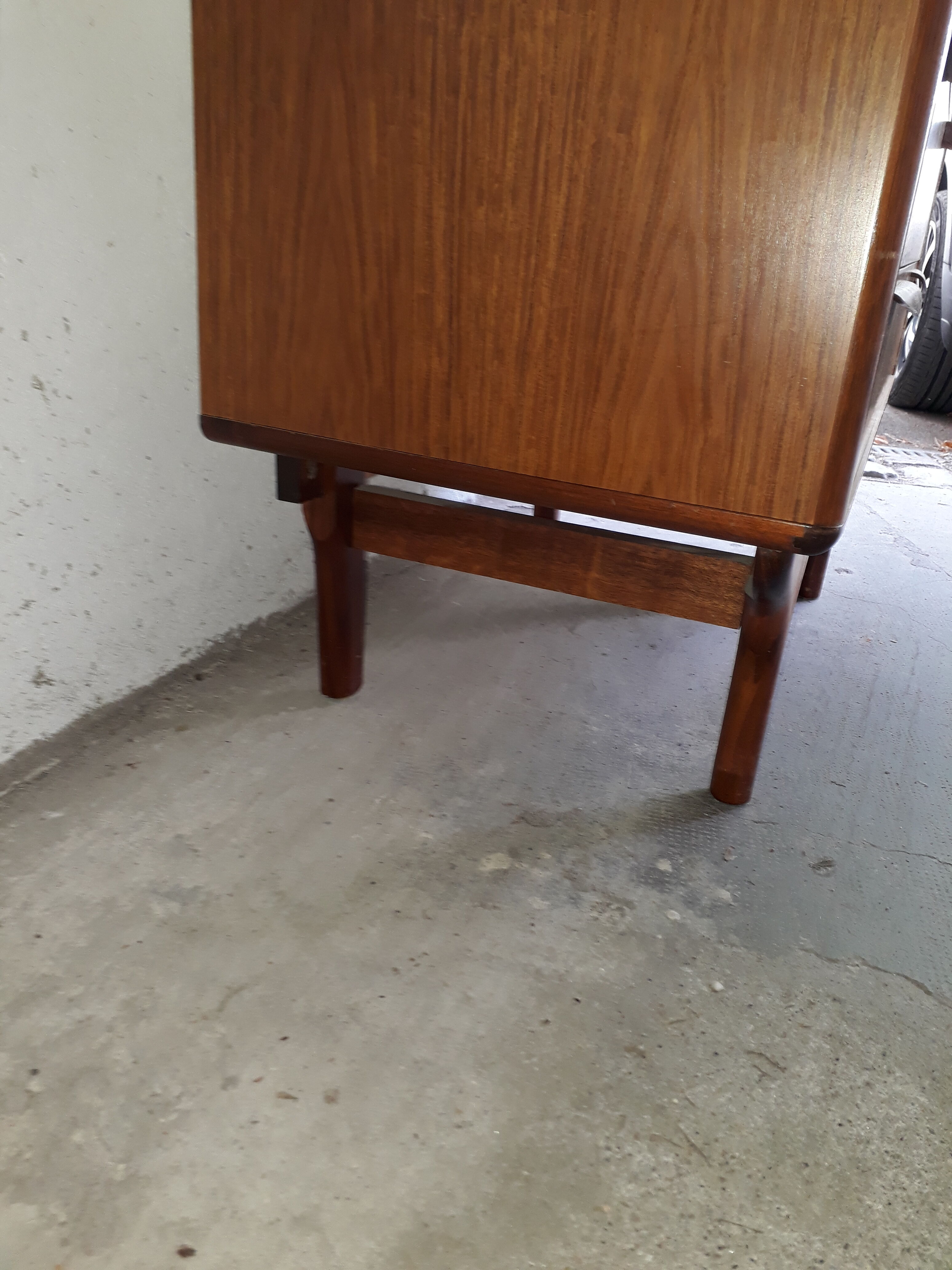 Commode coiffeuse en teck, années 70