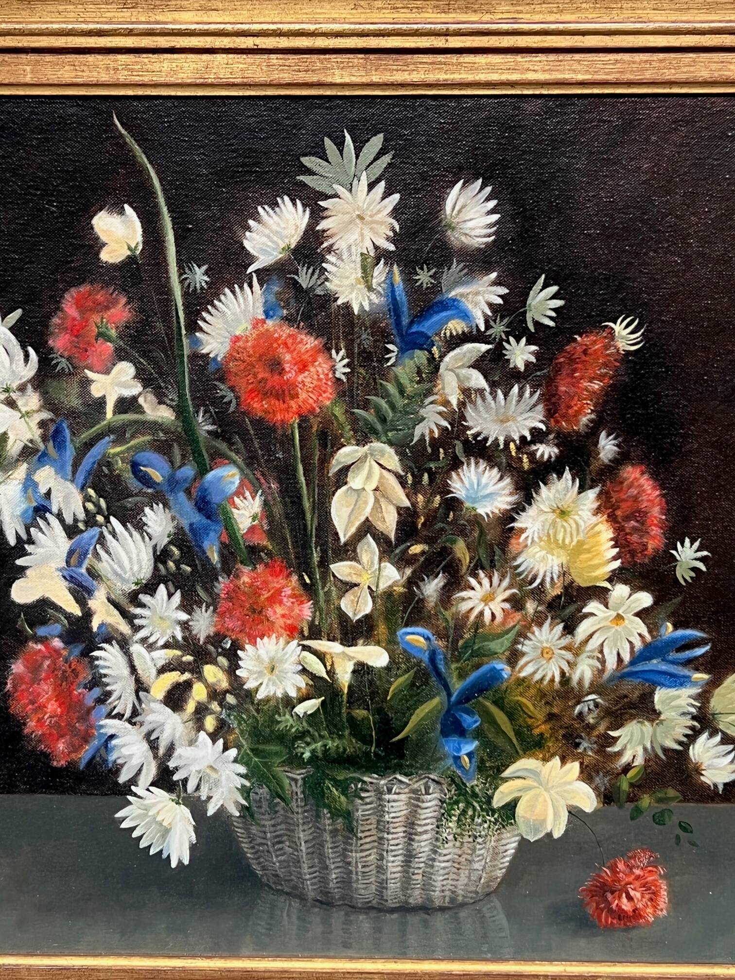 Rudi de Vos. Still life with flowers.