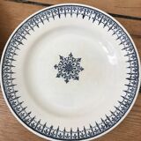 Series of 4 flat plates terre de fer model "primax"