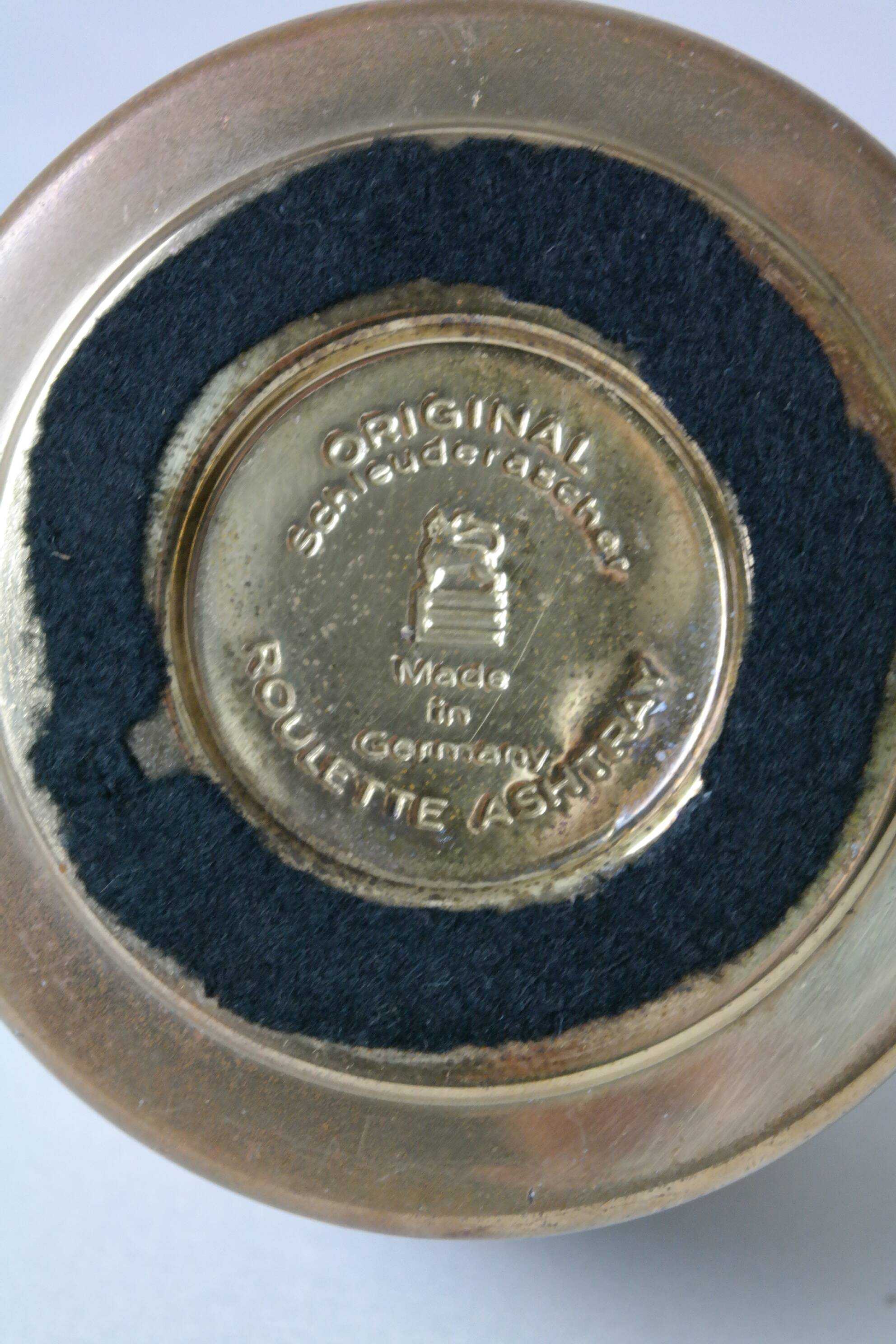 Germany vintage roulette ashtray Selency