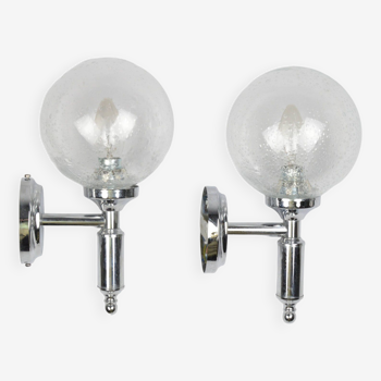 A pair of wall lamps, 1970s