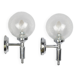 A pair of wall lamps, 1970s