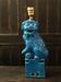 Lampe de table Foo Dog Vintage, céramique turquoise