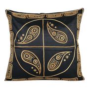 Vintage embroidered cushion cover 43x46 cm