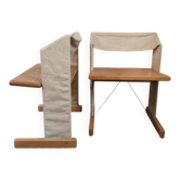 Pair of Italian Canossa chairs by Gigi Sabadin for Stilwood