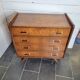 Vintage 60s oak chest of drawers