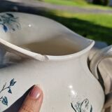 Bathroom pitcher blue floral decoration - Tierra del Fuego de Grigny