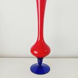opaline single-flower vase