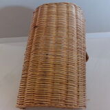 Wicker wooden basket