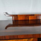Art deco dining room sideboard in briar with upstand, 1940s