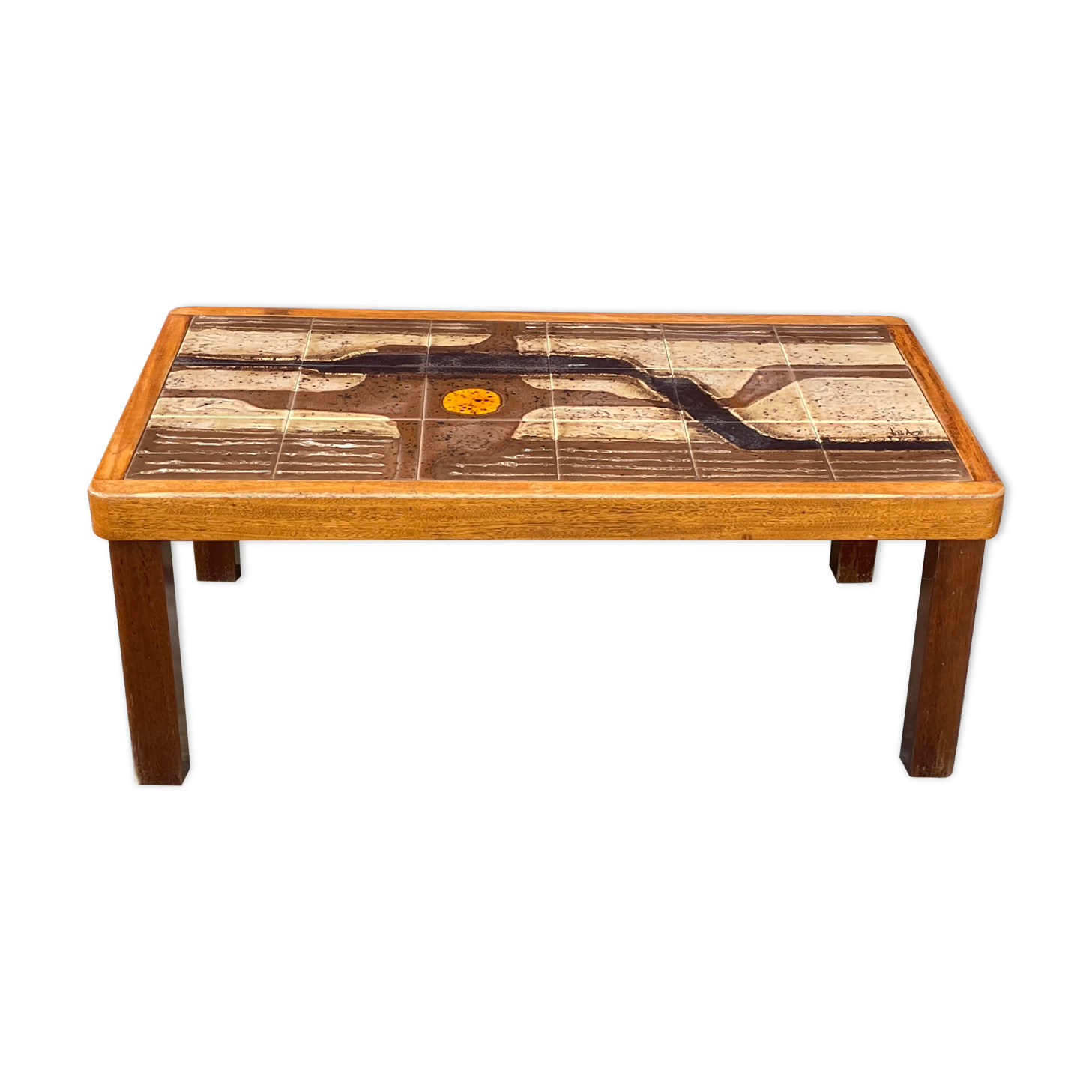 Ceramic coffee table 1960, Jean d'Asti