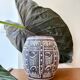 Italian ceramic vase – geometric decoration 1960s/70s
