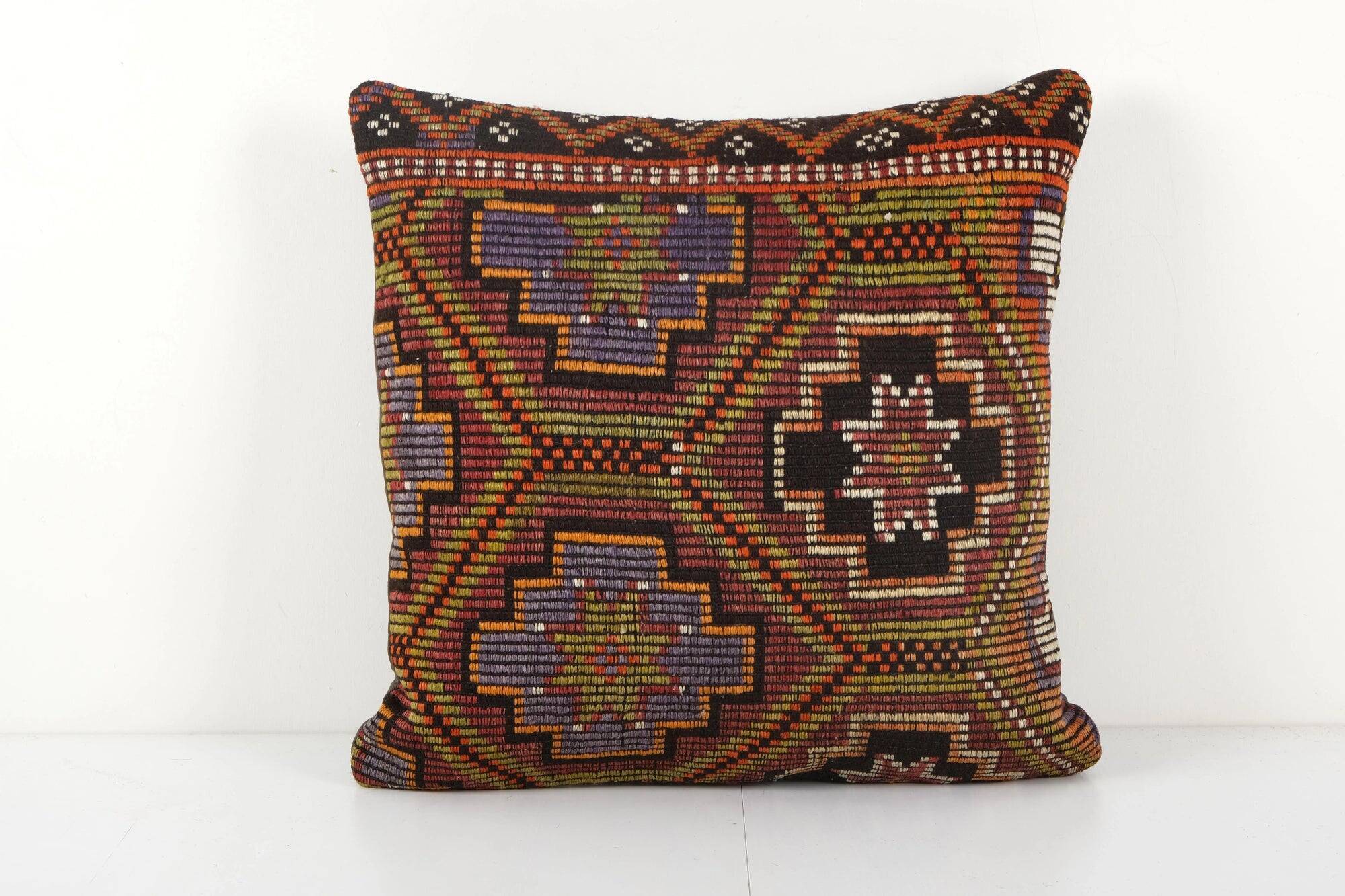 Vintage kilim cushion cover 61x61 cm