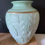 Large green vase