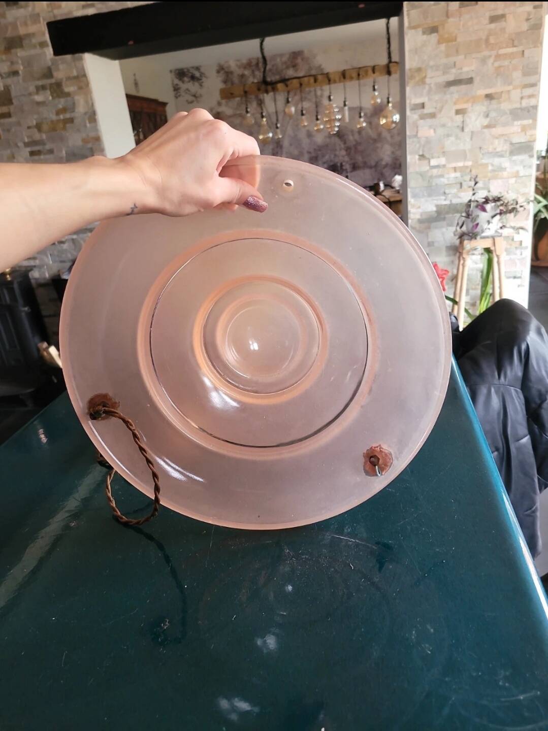 Glass suspension to renovate