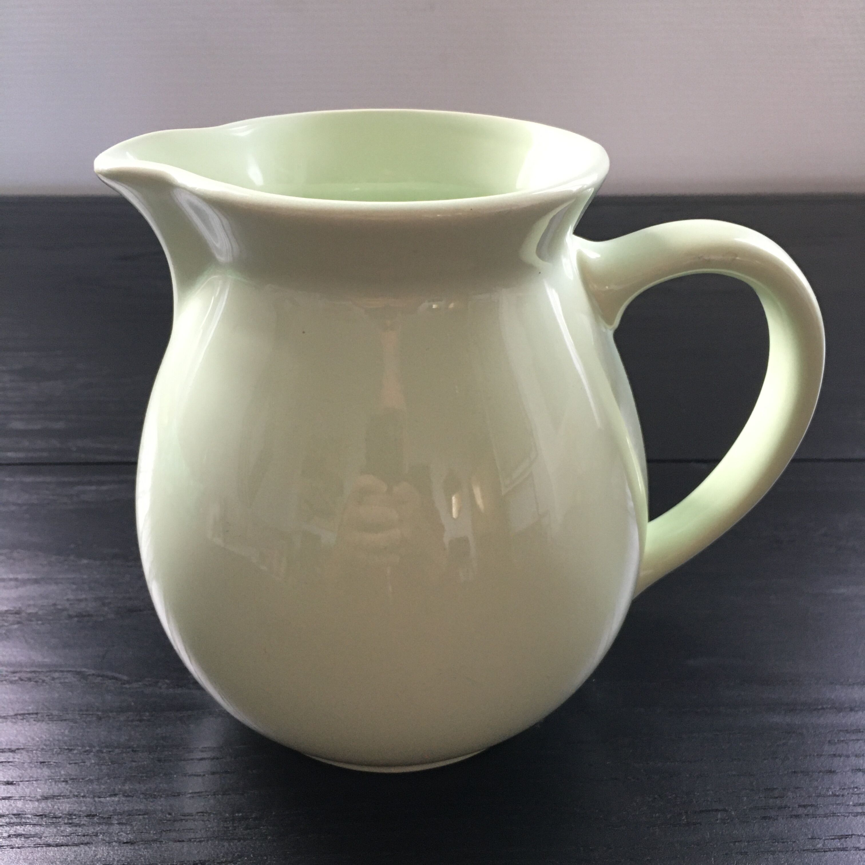 Almond green pitcher