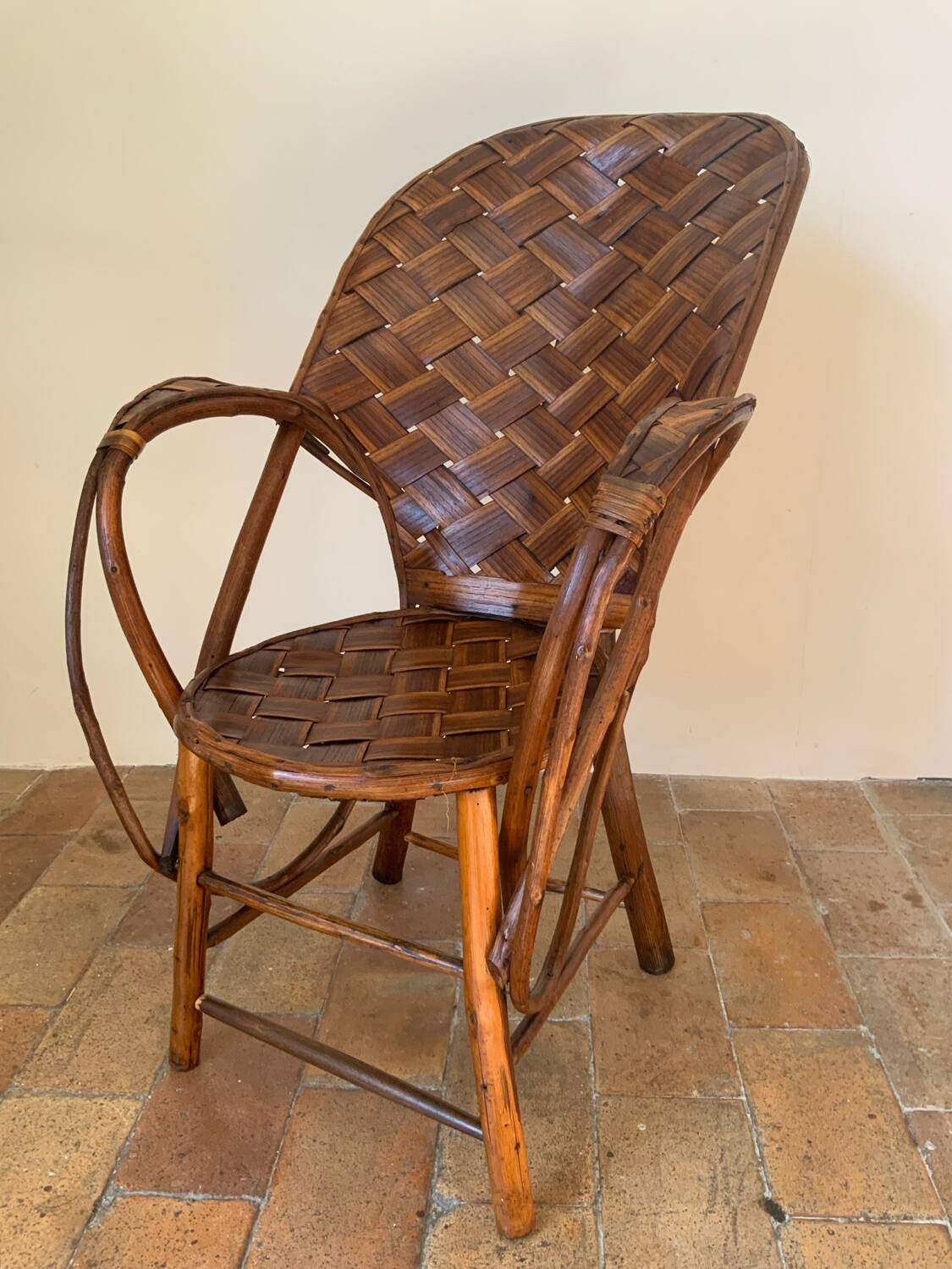 Chestnut armchair