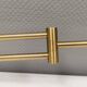 Horisont wall lamps in brass, designed by Jo Hammerborg in 1969, for Danish Fog&Mørup.