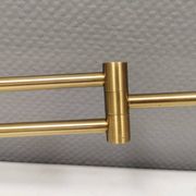 Horisont wall lamps in brass, designed by Jo Hammerborg in 1969, for Danish Fog&Mørup.