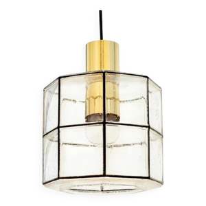 plafonnier en verre et - style