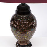 Ceramic and Bronze Table Lamp, 1960s England