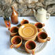 Set of 6 tea cups / glazed ceramic coffee