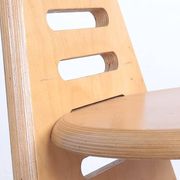 Chaises en bois ajustables Lundi-sit, Lundia années 1980.